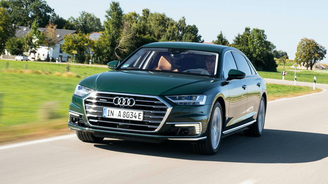 Audi lần đầu tiên ra mắt sedan hạng sang A8 plug-in hybrid